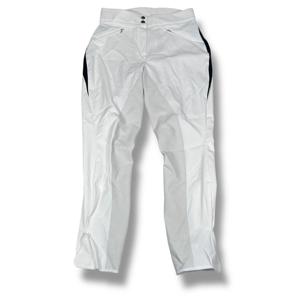 Isabell Werth Helsinki MF Equestrian Breeches Pants‎ Women’s 30R White NWT New